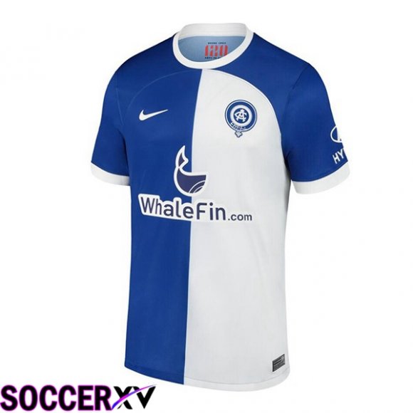 Atletico Madrid Soccer Jersey Away Blue 2023/2024