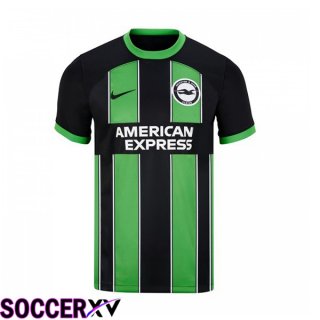 FC Brighton Soccer Jersey Away Green Black 2023/2024