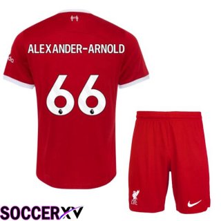 FC Liverpool (ALEXANDER-ARNOLD 66) Kids Soccer Jersey Home Red 2023/2024