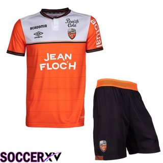 FC Lorient Kids Soccer Jersey Home Orange 2023/2024