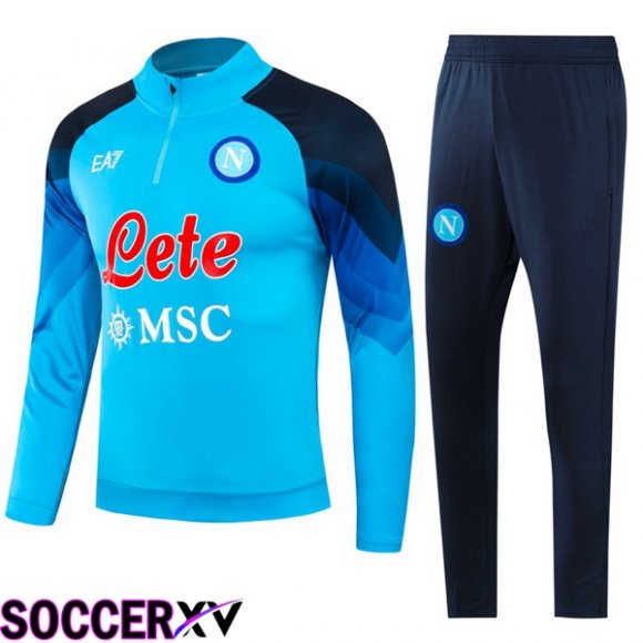 SSC Napoli Training Tracksuit Suit Blue 2023/2024