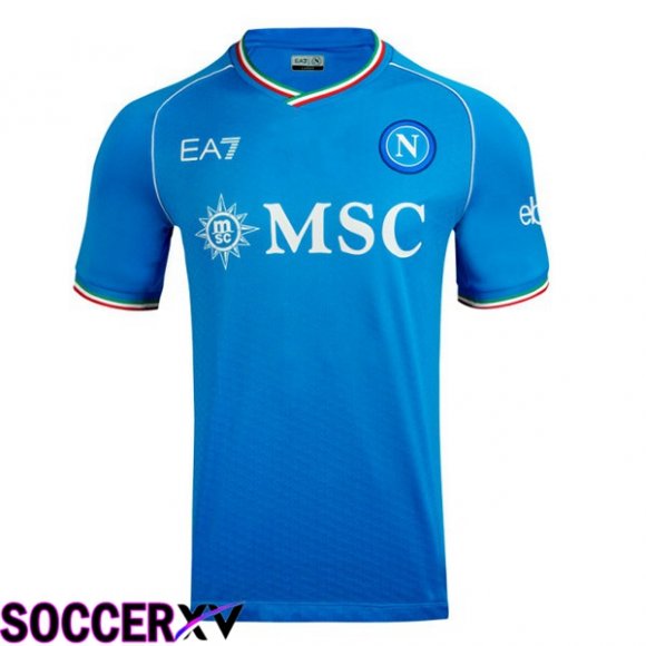 SSC Napoli Soccer Jersey Home Blue 2023/2024