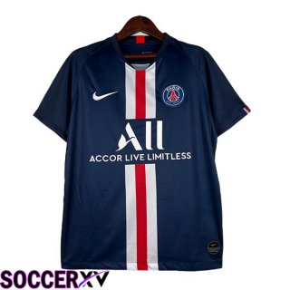 Paris PSG Retro Soccer Jersey Home Royal Bluee 2019-2020