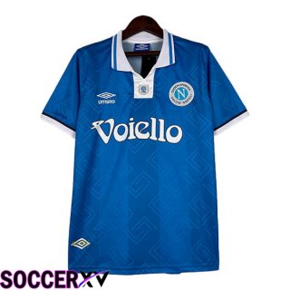 SSC Napoli Retro Soccer Jersey Home Blue 1993-1994