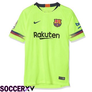 FC Barcelona Retro Soccer Jersey Away Green 2018-2019