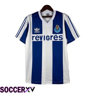 FC Porto Retro Soccer Jersey Home Blue White 1990-1993