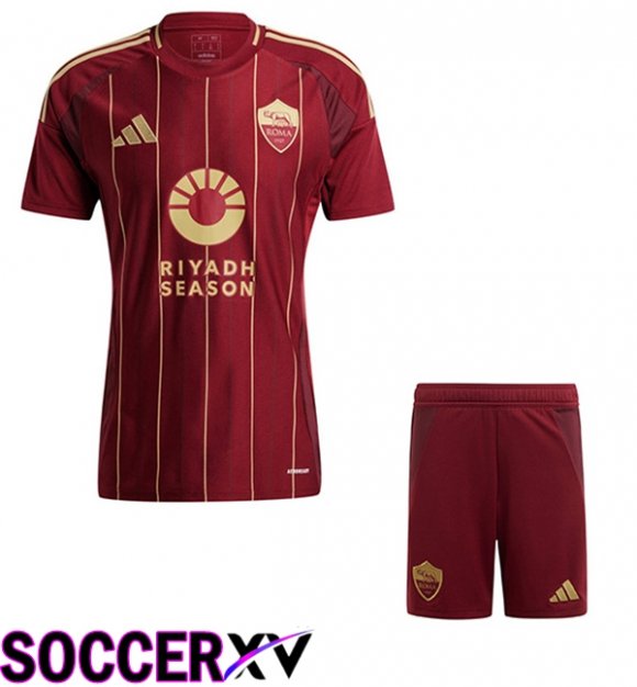 AS Rome Kids Home Soccer Jersey 2024/2025