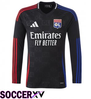 lyon Away Soccer Jersey Long sleeve 2024/2025