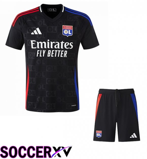 lyon Kids Away Soccer Jersey 2024/2025