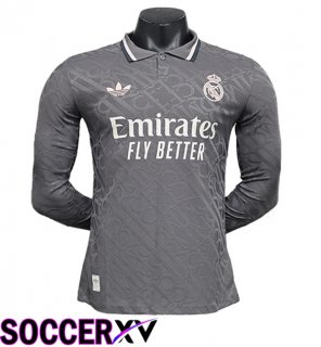 Real Madrid Long sleeve Third Soccer Jersey 2024/2025