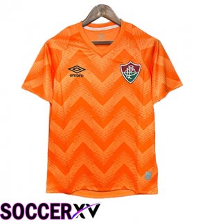 Fluminense Goalkeeper Soccer Jersey Orange 2024/2025