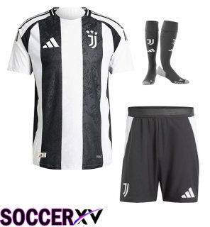 Juventus Home kit Soccer Jersey (Shorts + Socks) 2024/2025