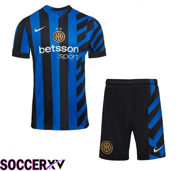 Inter Milan Home kit Soccer Jersey + Shorts 2024/2025