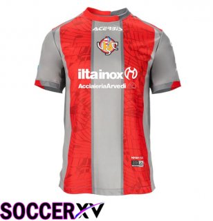 US Cremonese Home Soccer Jersey Orange Grey 2025/2026