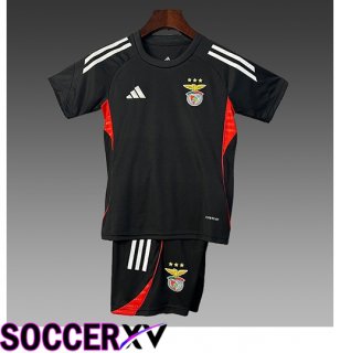 Benfica Kids kit Training T Shirt Black/Red/White 2025/2026