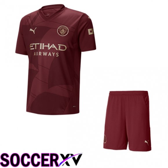 Manchester City Kids Third New Soccer Jersey 2024/2025