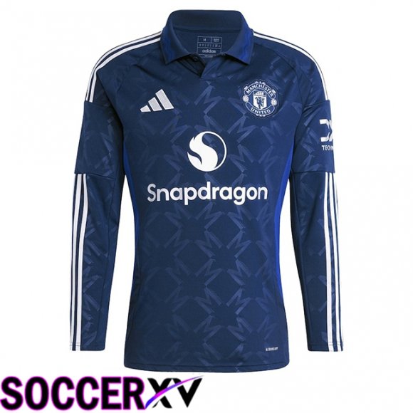 Manchester United Away New Soccer Jersey Long sleeve 2024/2025