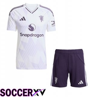 Manchester United Kids Away Soccer Jersey 2025/2026