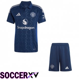 Manchester United Kids Away New Soccer Jersey 2024/2025