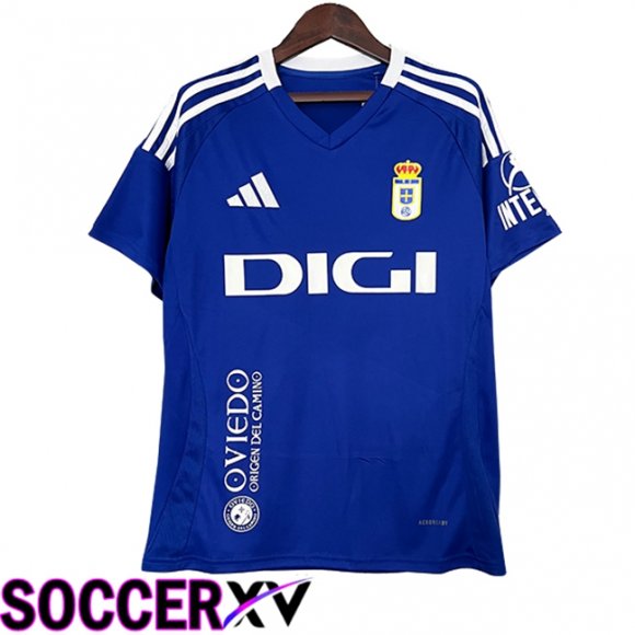 Real Oviedo Home Soccer Jersey 2024/2025