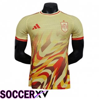 Spain Soccer Jersey Special Edition Yellow 2024/2025