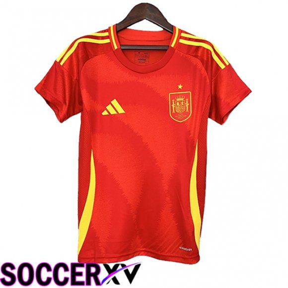 Spain Women Home Soccer Jersey 2024/2025