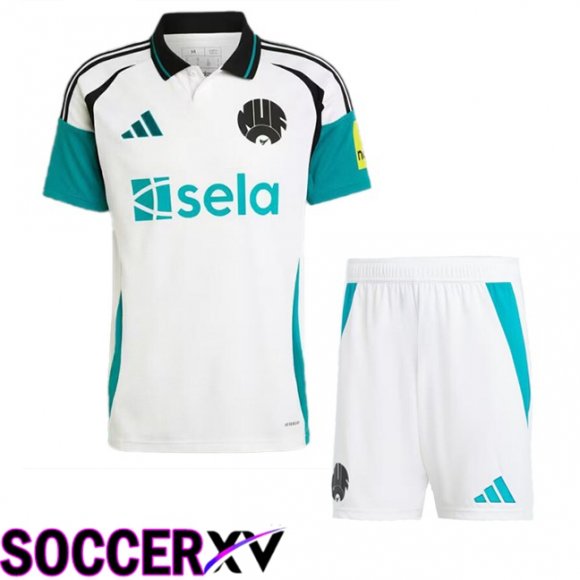 Newcastle United Kids Third Soccer Jersey White 2024/2025