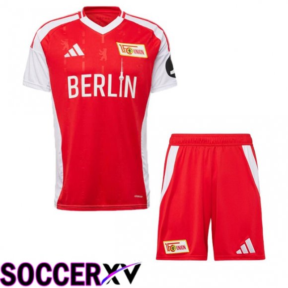 FC Union Berlin Kids Home Soccer Jersey Red 2024/2025