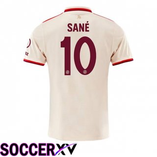 Bayern Munich (Sané 10) Third Soccer Jersey Yellow 2024/2025