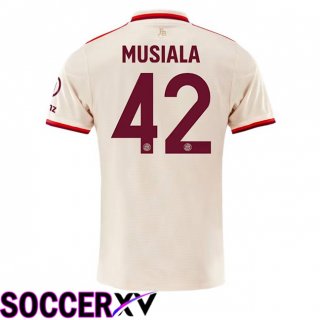 Bayern Munich (Musiala 42) Third Soccer Jersey Yellow 2024/2025