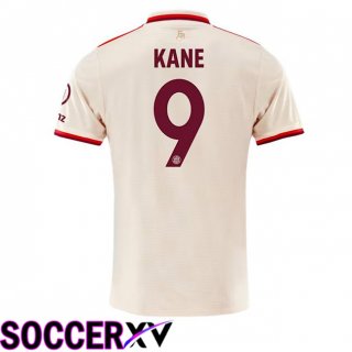 Bayern Munich (Kane 9) Third Soccer Jersey Yellow 2024/2025