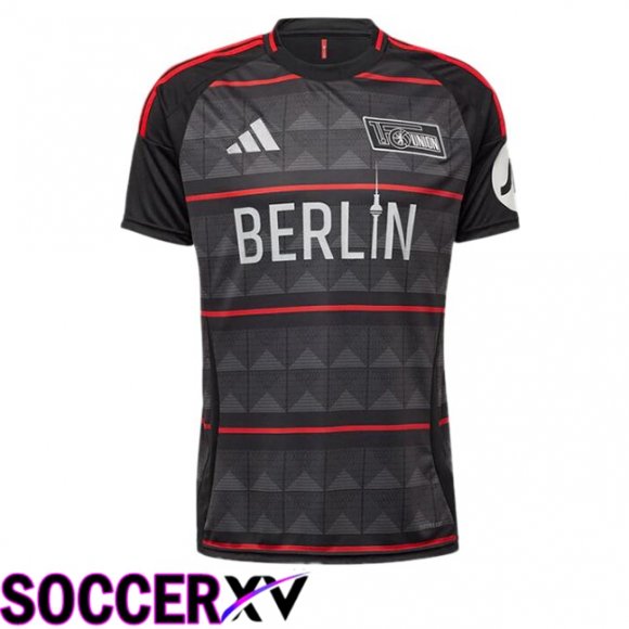 FC Union Berlin Away Soccer Jersey Black 2024/2025