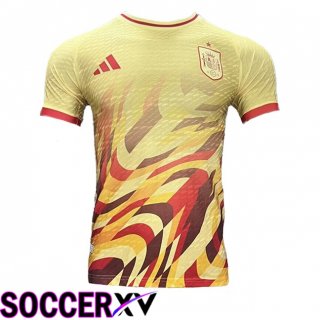 Spain Soccer Jersey Special Edition Yellow 2024/2025