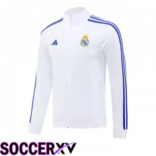 Real Madrid Training Jacket White 2024/2025