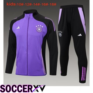 kit Training Jacket Suit Germany Kids Purple 2024/2025