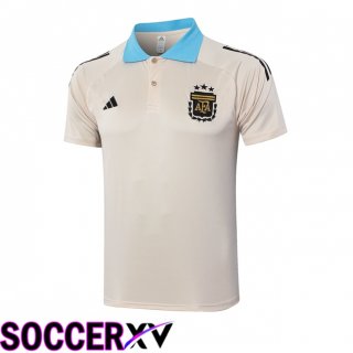 Argentina Soccer Polo Yellow 2024/2025