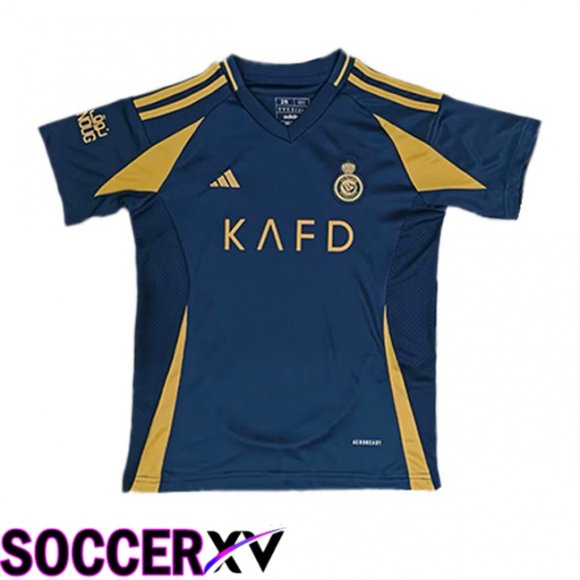 Al-Nassr FC Away Soccer Jersey Blue 2024/2025