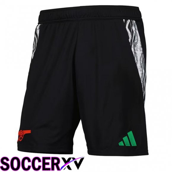 Arsenal Away Soccer Shorts Black 2024/2025