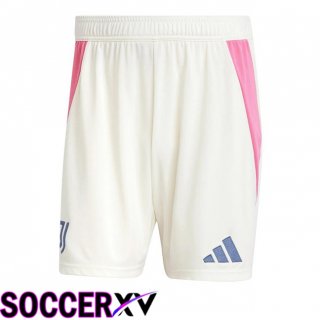 Juventus Away Soccer Shorts White 2024/2025