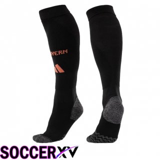 Bayern Munich Away Soccer Socks Black 2024/2025