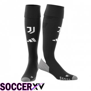 Juventus Home Soccer Socks Black 2024/2025