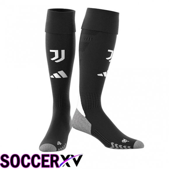 Juventus Home Soccer Socks Black 2024/2025