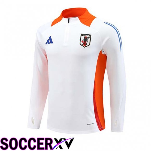 Japan Training Sweatshirt White 2024/2025