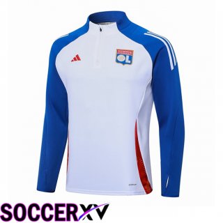 lyon OL Training Sweatshirt White Blue 2024/2025