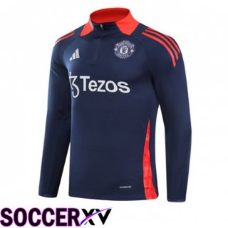 Manchester United Training Sweatshirt Blue Royal 2024/2025