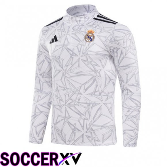 Real Madrid Training Sweatshirt White 2024/2025