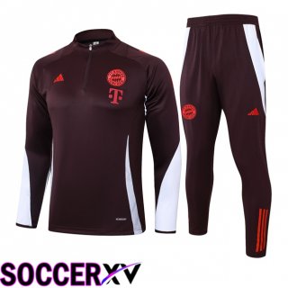 Bayern Munich kit Training Tracksuit Brown 2024/2025