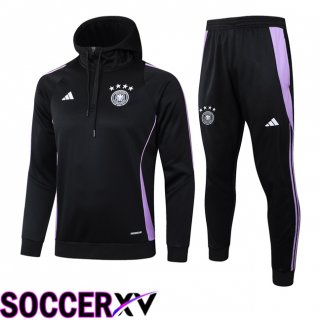 Germany Training Tracksuit Sweatshirt Hoodie Black 2024/2025