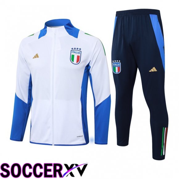 Italy kit Training Jacket Suit White 2024/2025