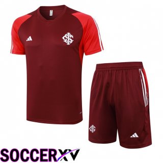 Flamengo kit Training T Shirt + Shorts Red 2024/2025